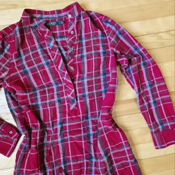 Vintage Lauren by Ralph Lauren Plaid Dress - Picture 4 of 10